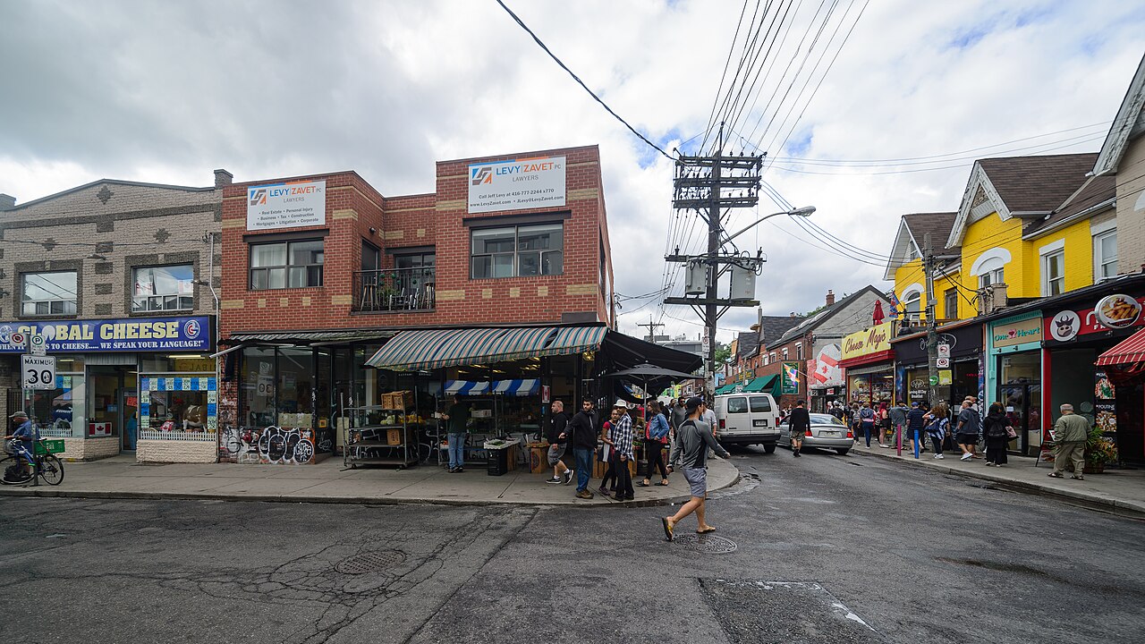A photograph of Kensington Market