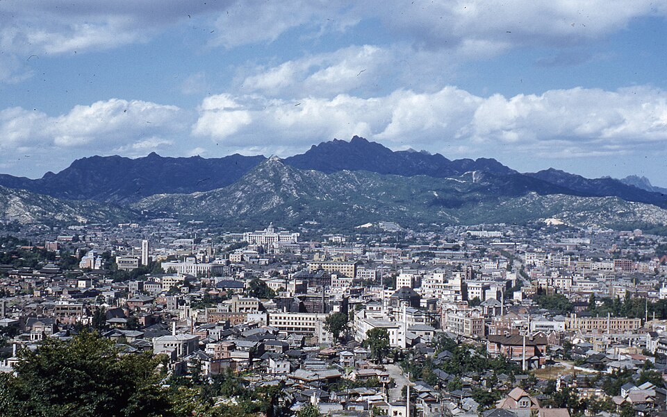 A photograph of Bugaksan