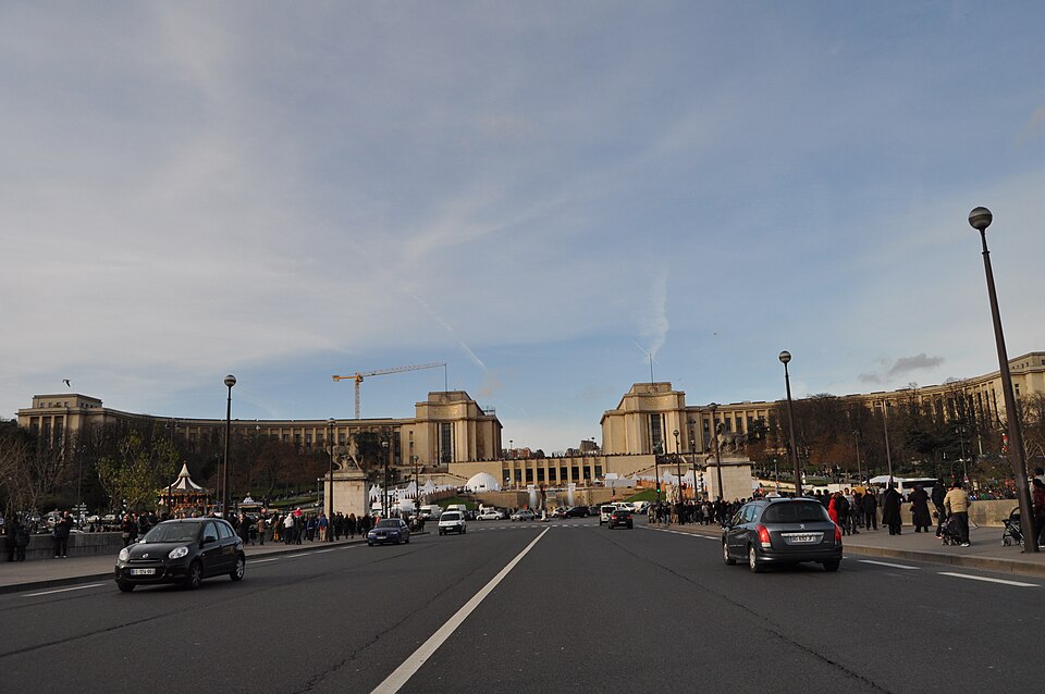 A photograph of Chaillot Palace