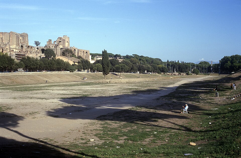 A photograph of Circus Maximus