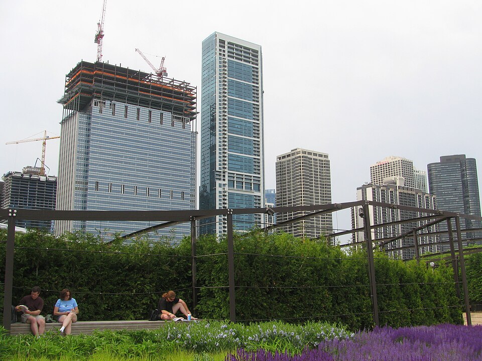 A photograph of Lurie Garden