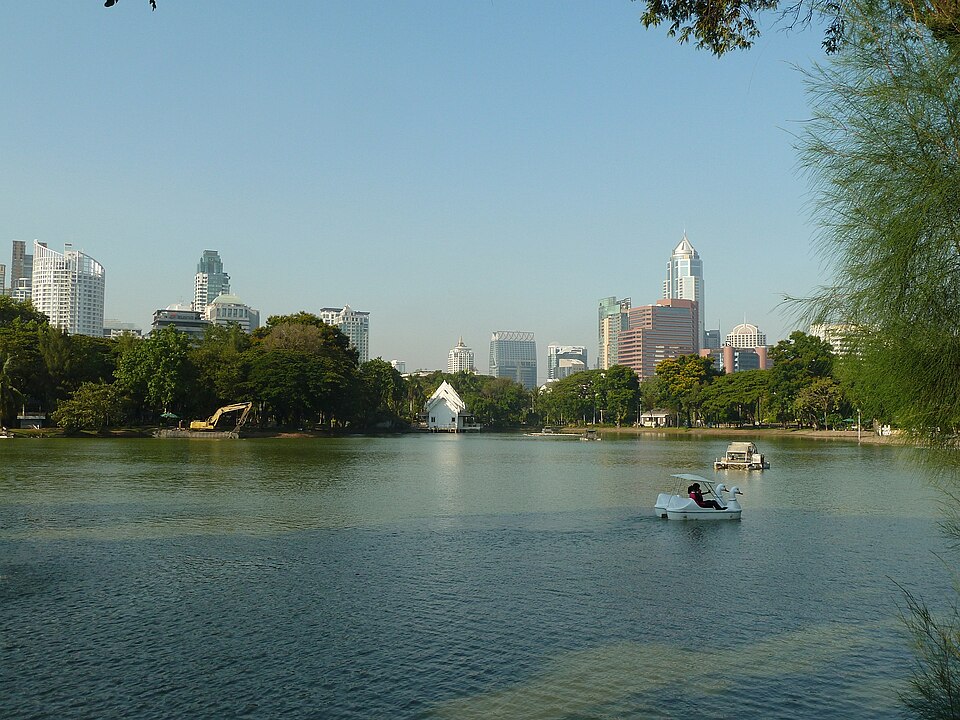 A photograph of Lumphini Park