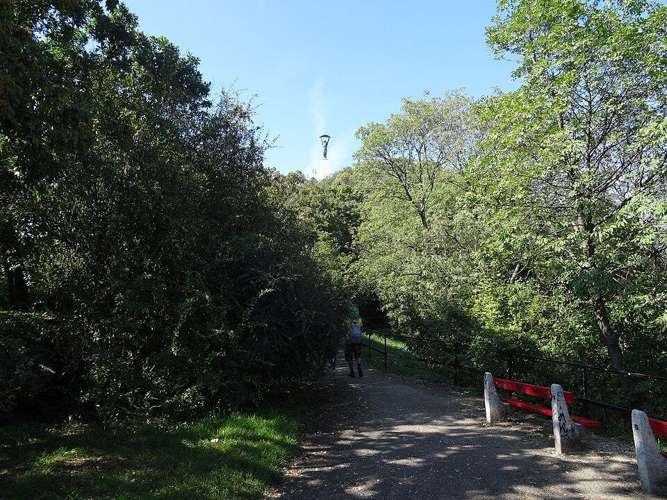 A photograph of Gellért Hill