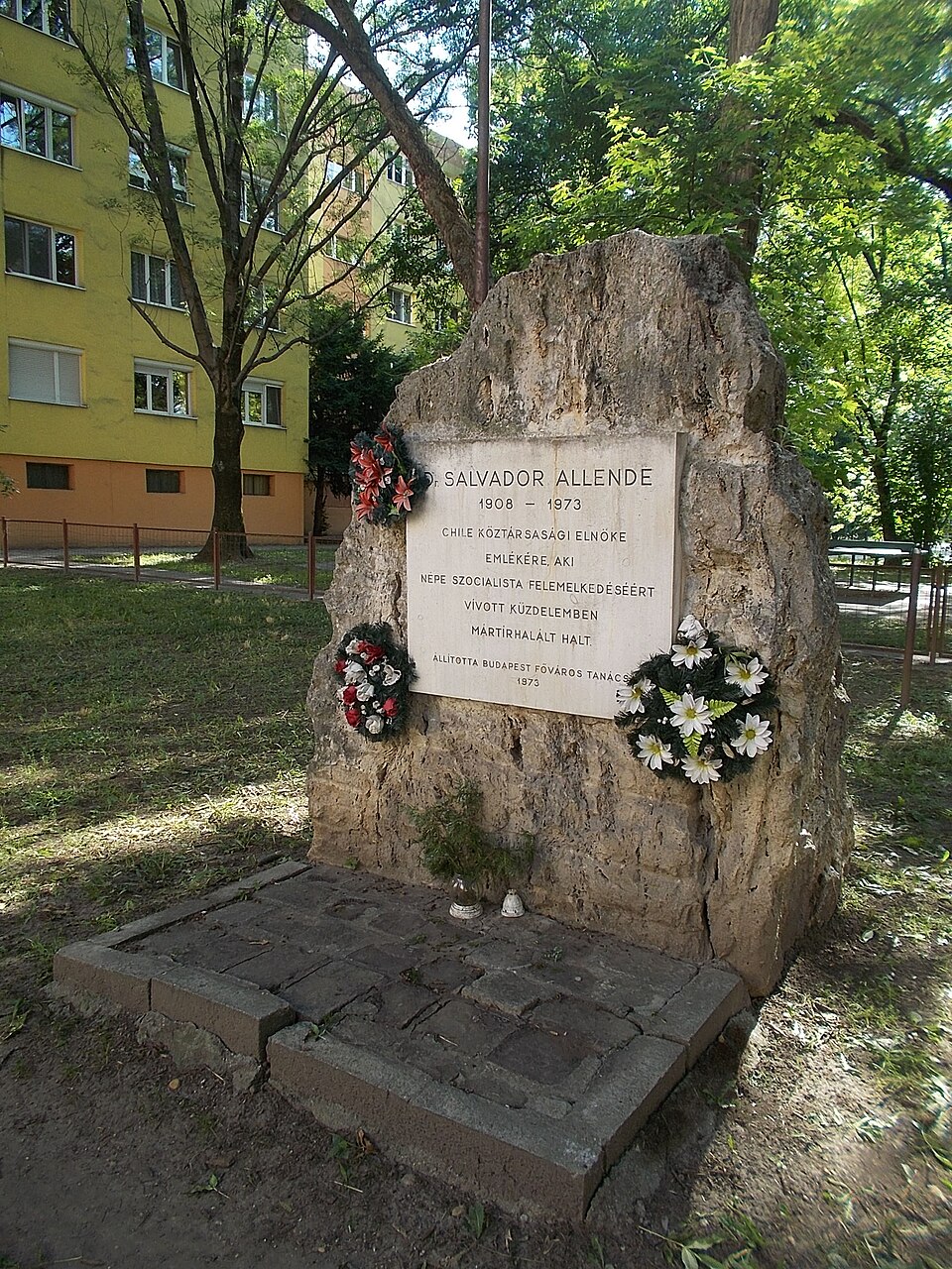 A photograph of The Stone of Rememberance