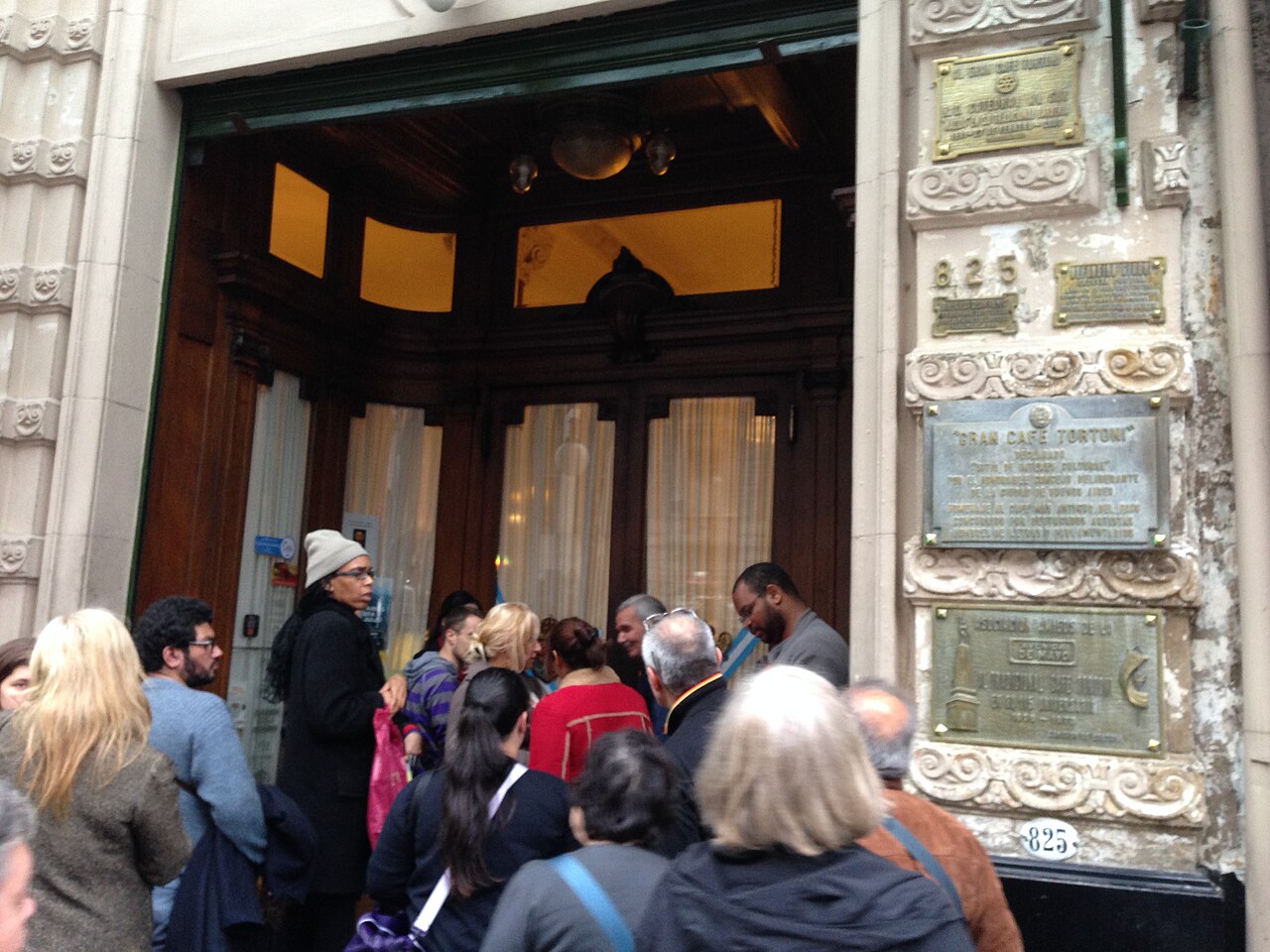 A photograph of Cafe Tortoni