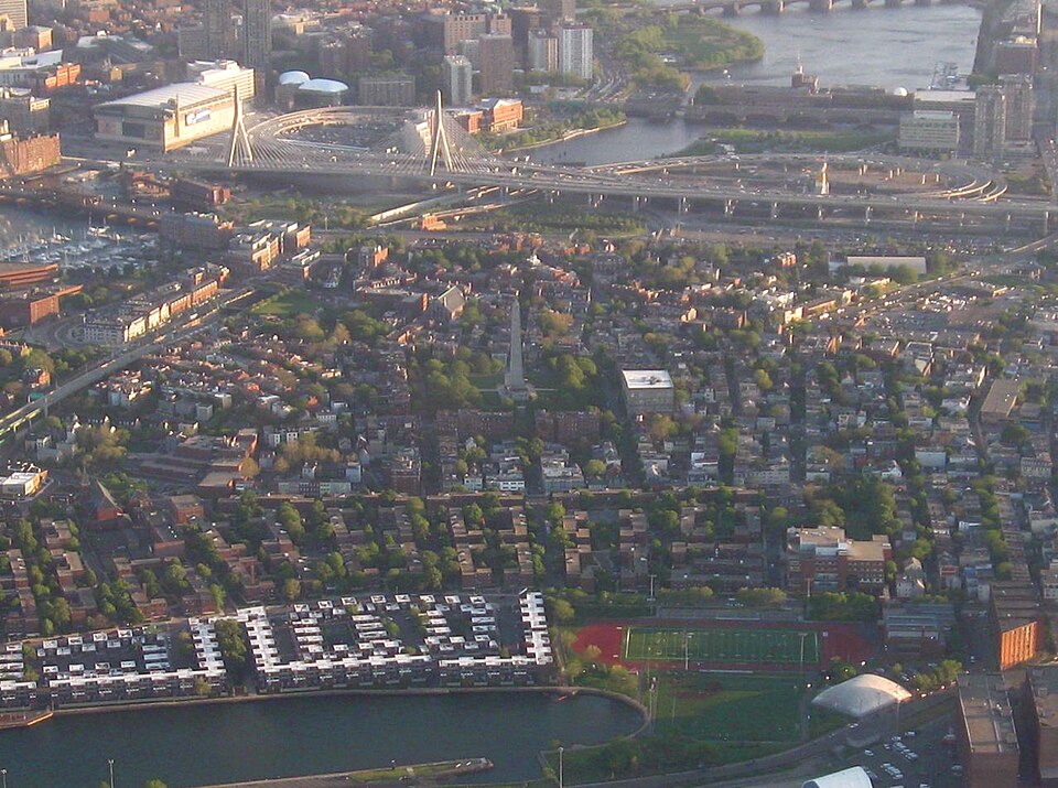 A photograph of Bunker Hill Monument