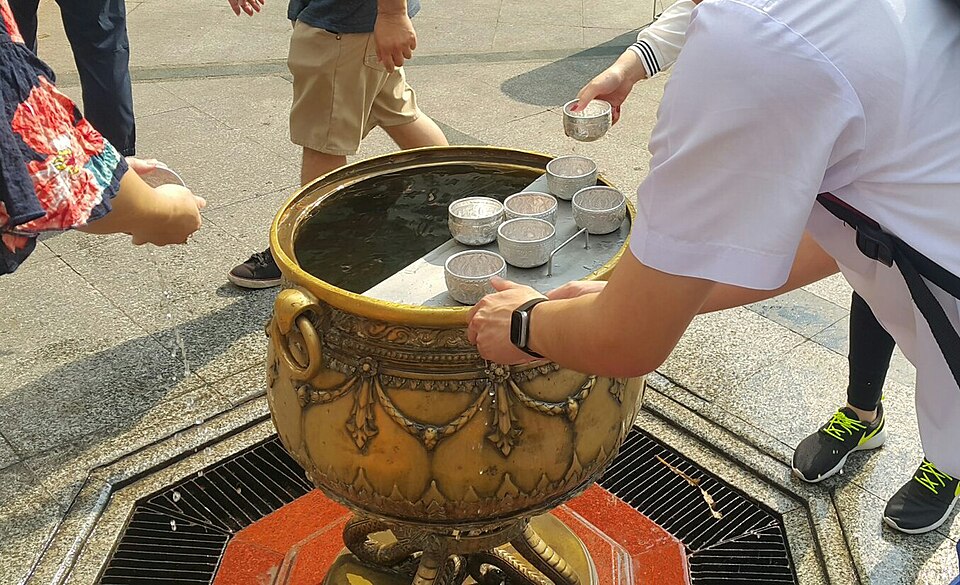 A photograph of Erawan Shrine