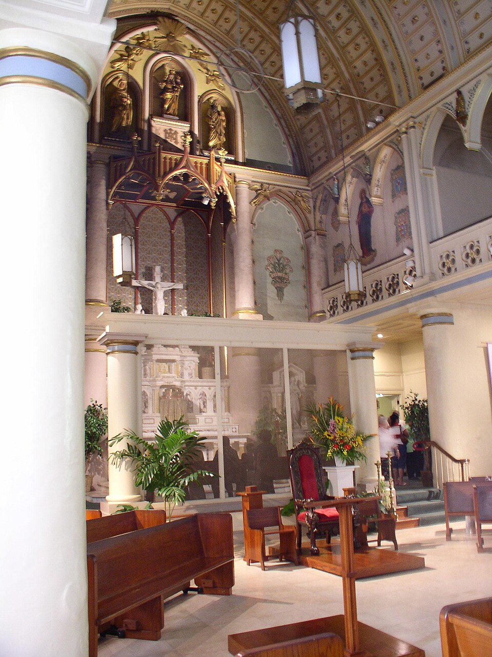 A photograph of Cathedral Basilica of Our Lady of Peace