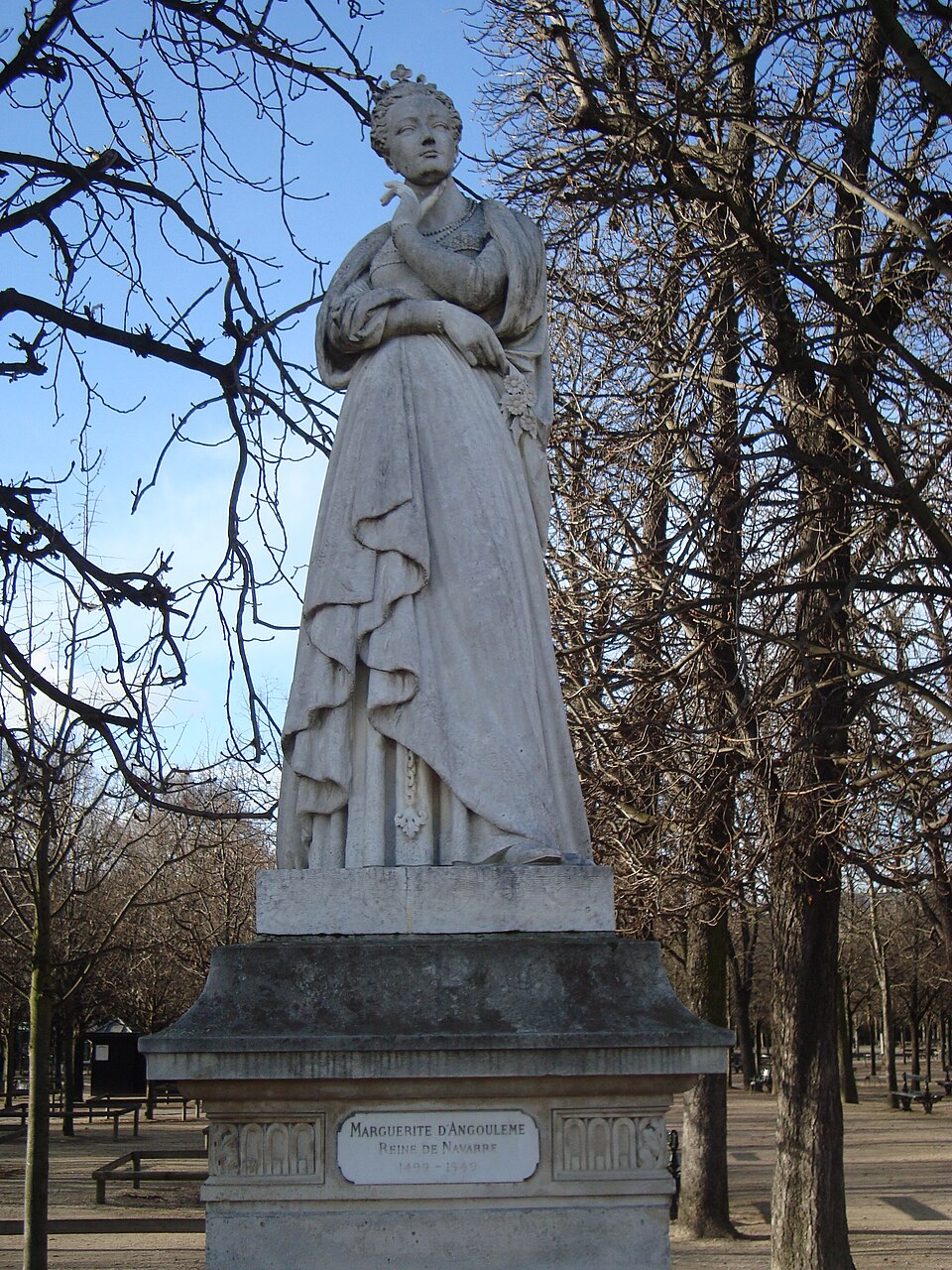 A photograph of Marguerite d'Angoulême