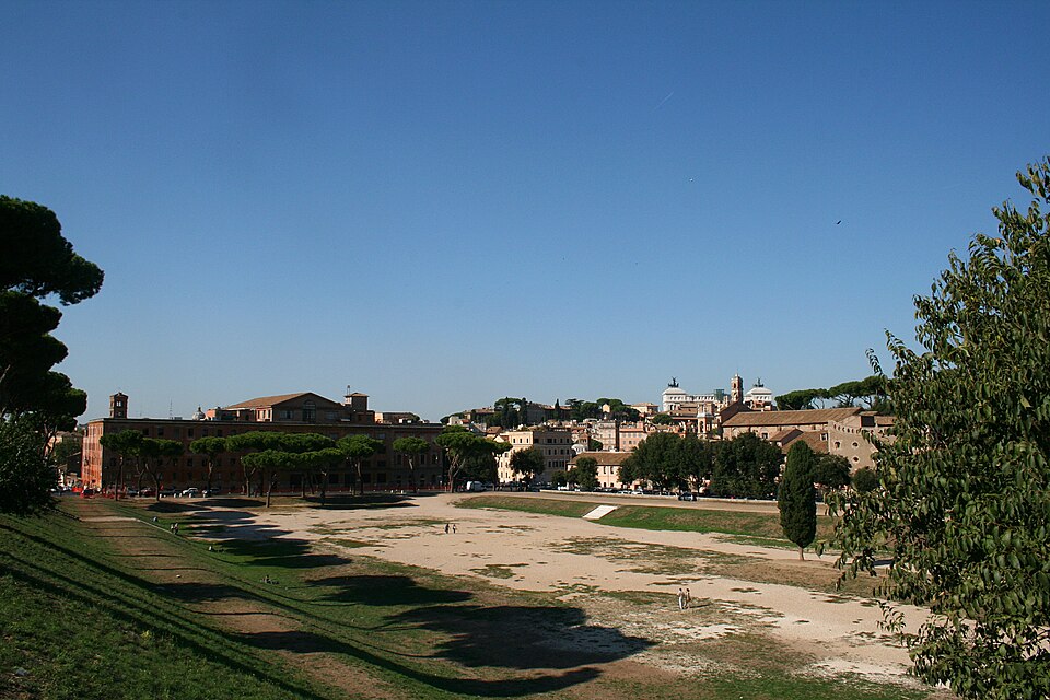 A photograph of Circus Maximus
