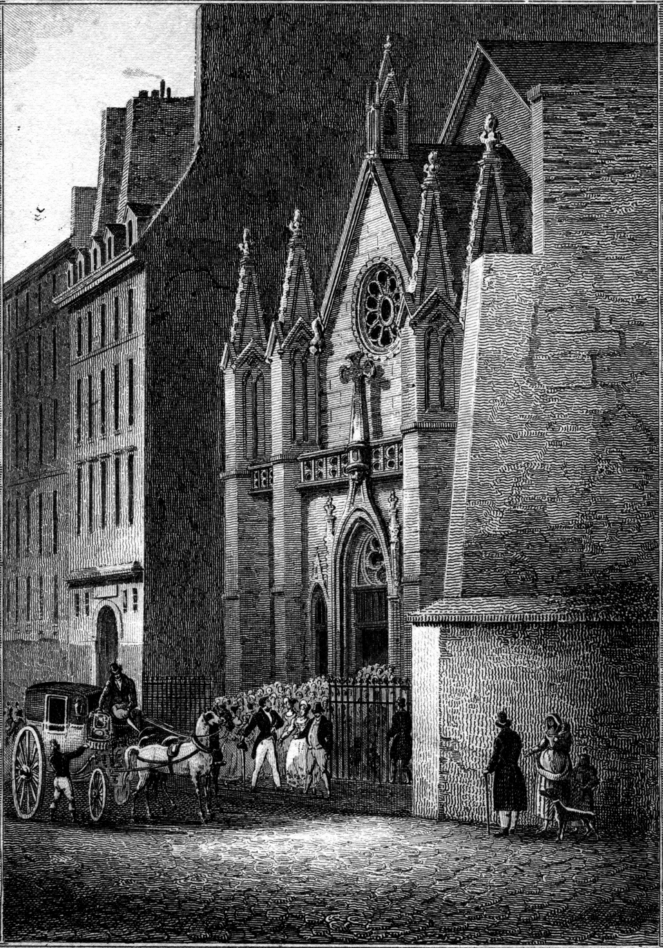 A photograph of Saint Michael's Church in Paris