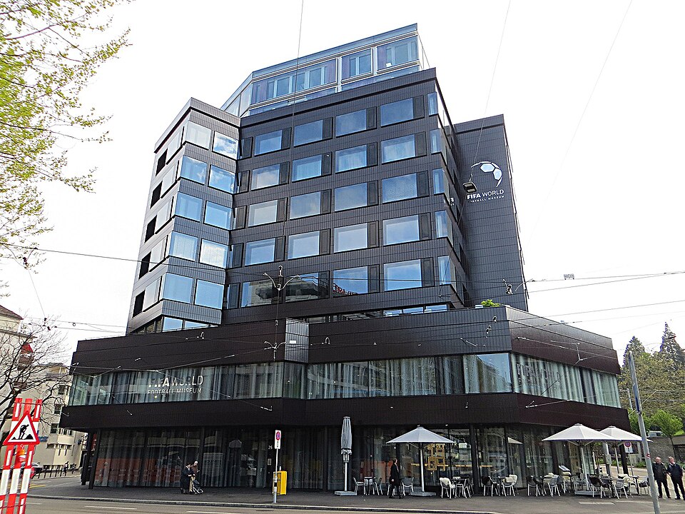 A photograph of FIFA Museum