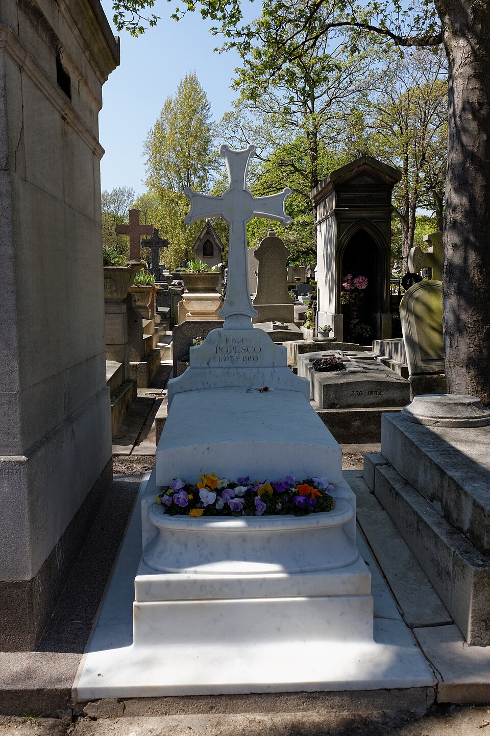 A photograph of Grave of Popesco