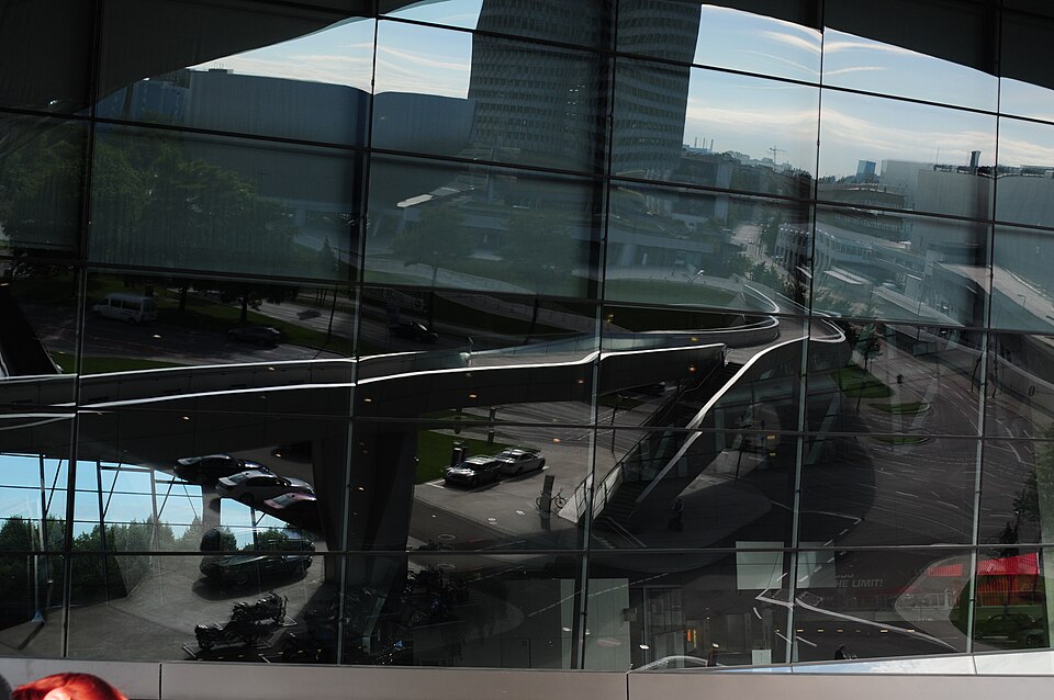 A photograph of BMW Welt
