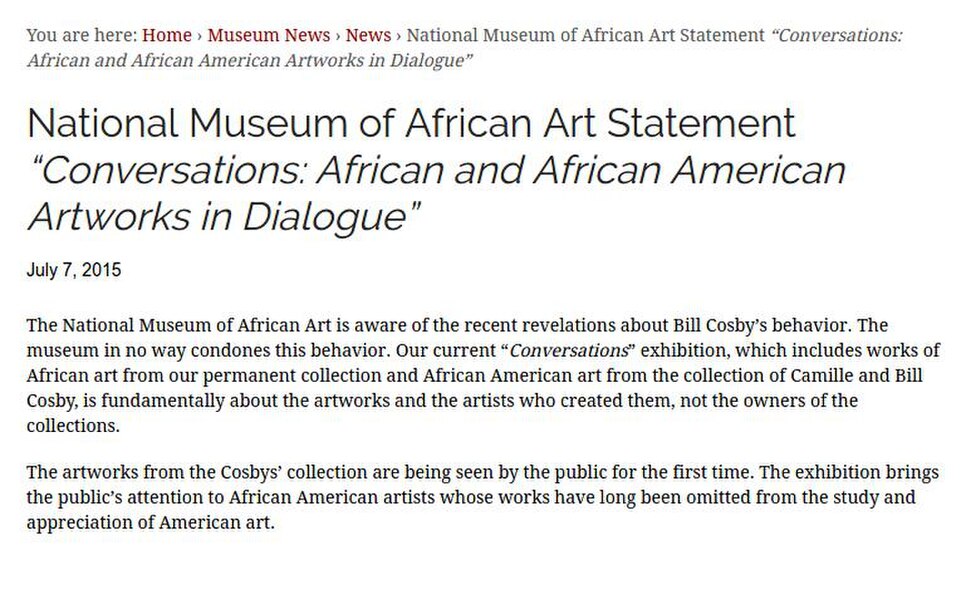 A photograph of National Museum of African Art