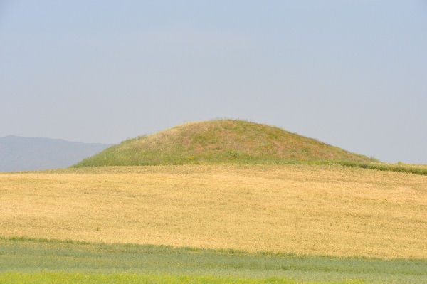 A photograph of Tumulus of Gyges