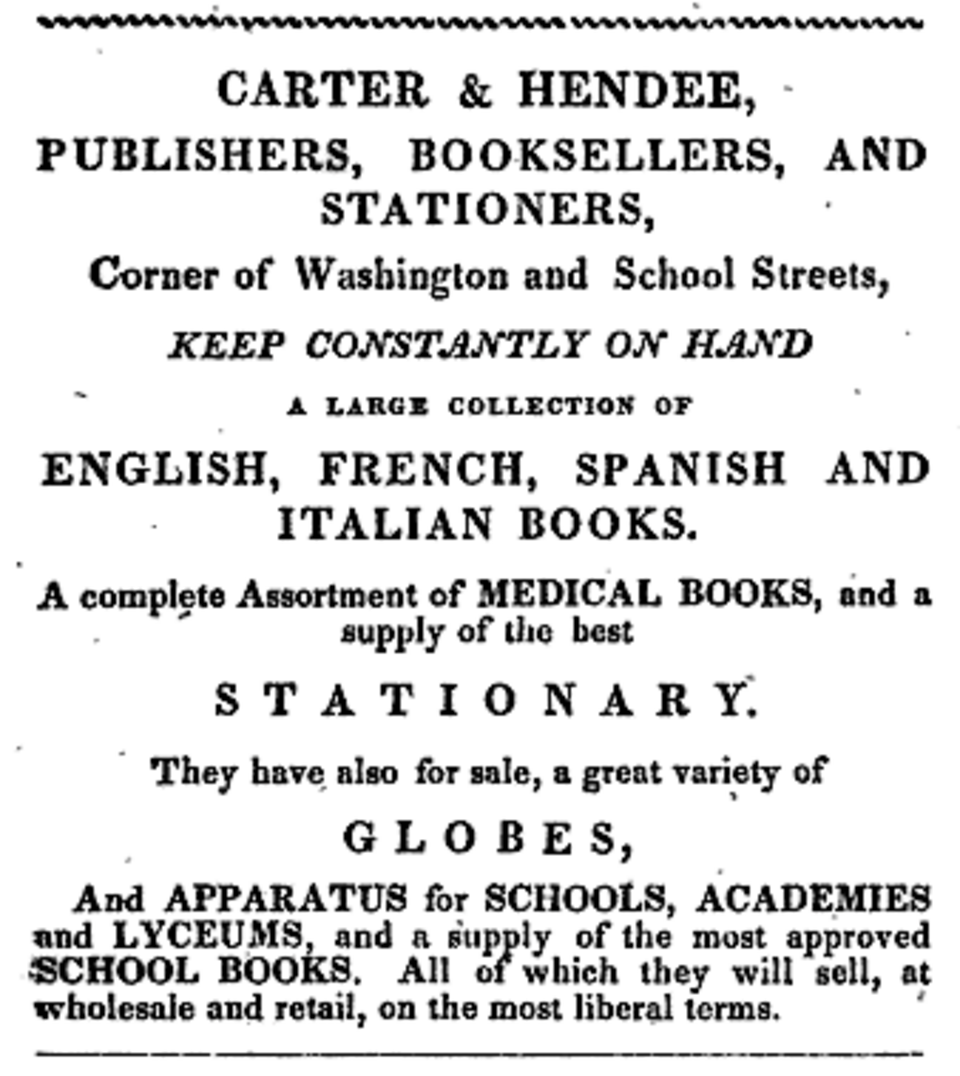 A photograph of Old Corner Bookstore