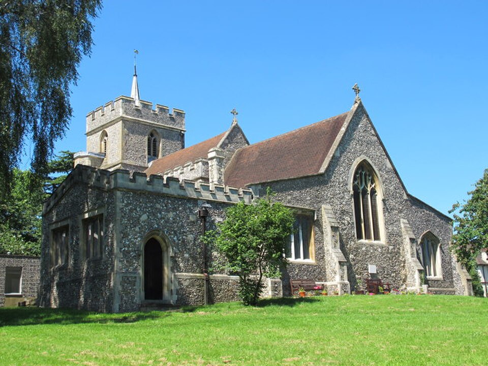 A photograph of All Saints Church