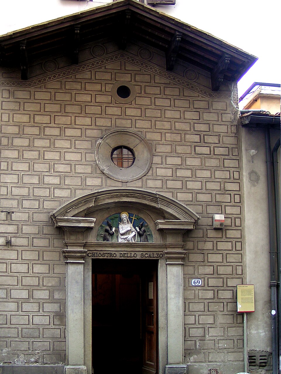 A photograph of Cloister of the Scalzo