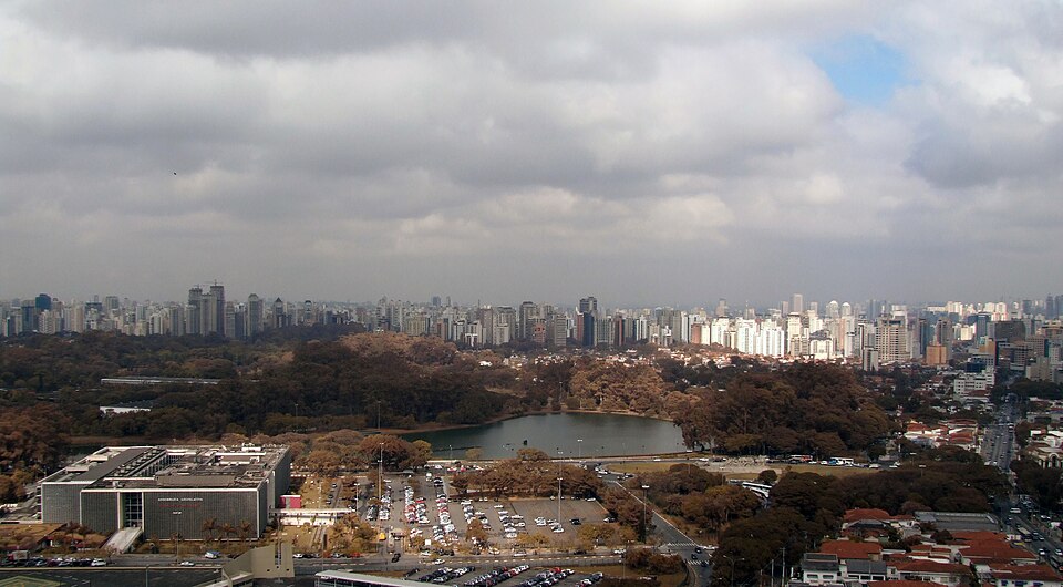 A photograph of Ibirapuera Auditorium