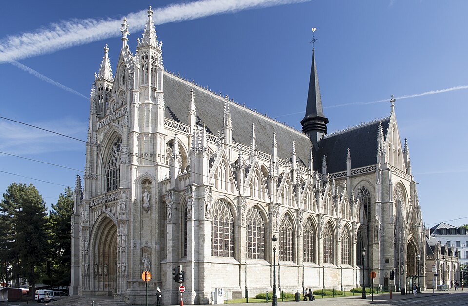 A photograph of Church of Our Lady of Victories at the Sablon