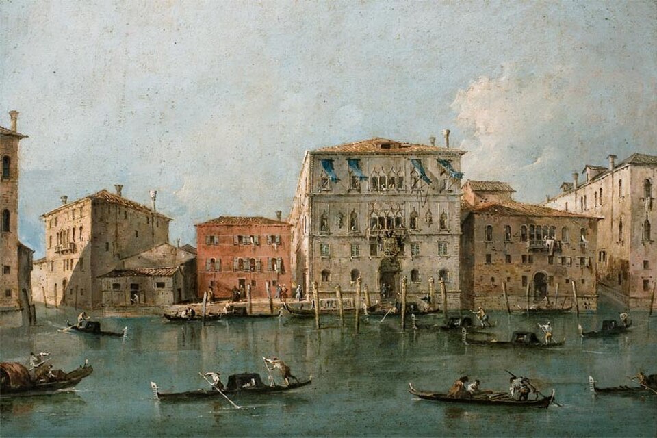 A photograph of Palazzo Moro a San Barnaba