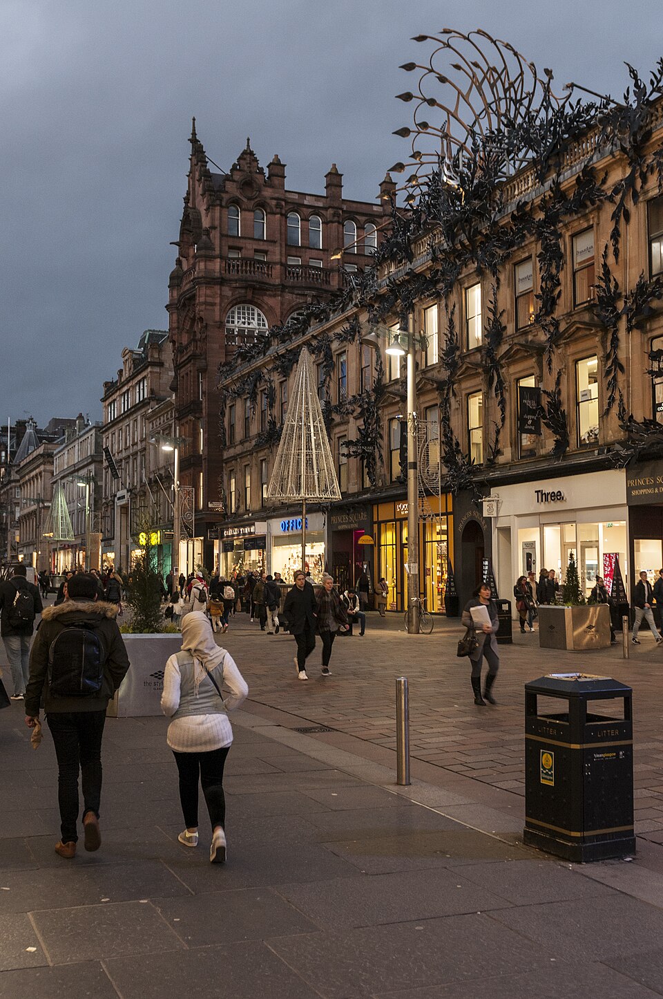 A photograph of Princes Square