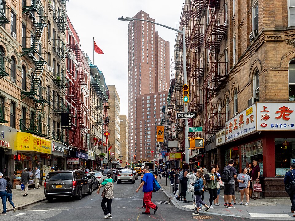 A photograph of Chinatown