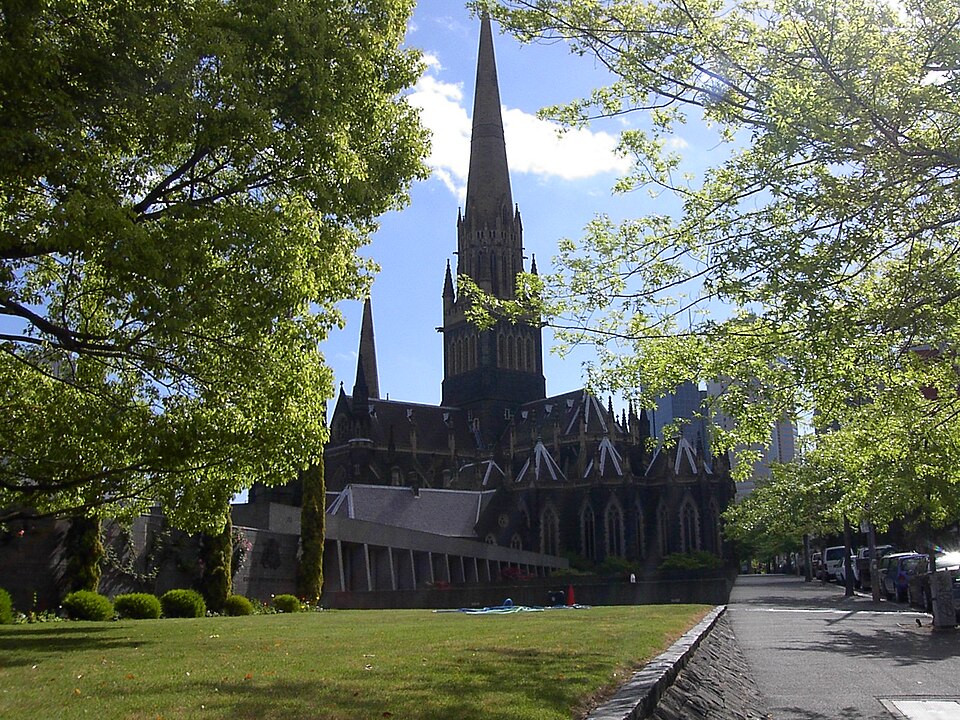 A photograph of St Patrick's Cathedral