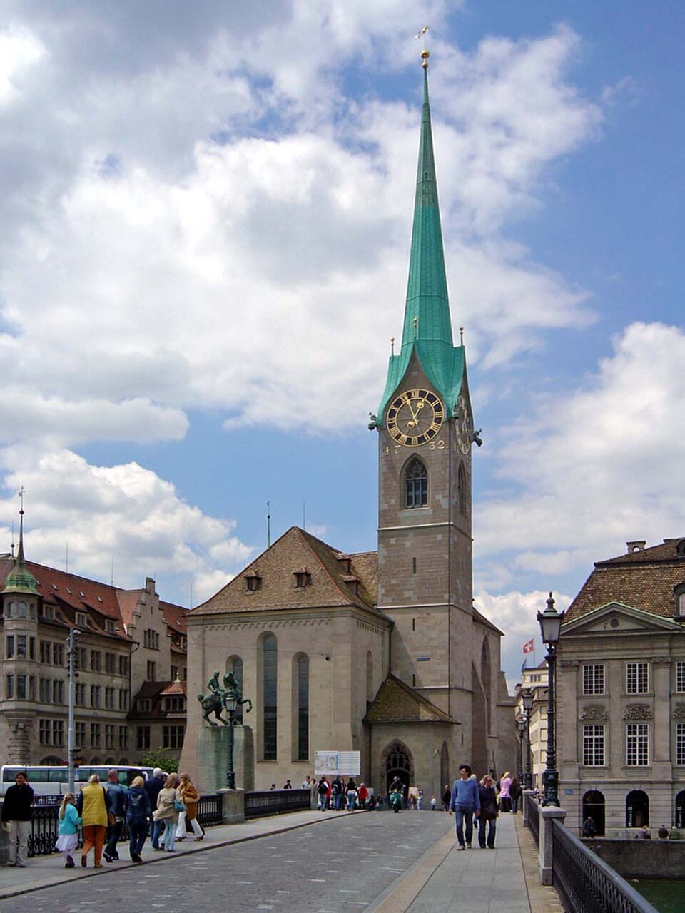 A photograph of Fraumünster
