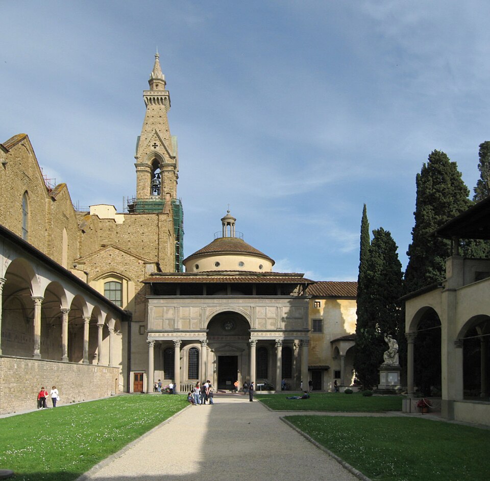 A photograph of Pazzi Chapel