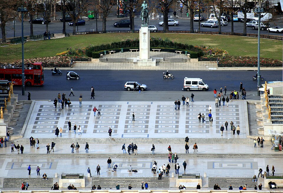 A photograph of Parvis des droits de l'homme
