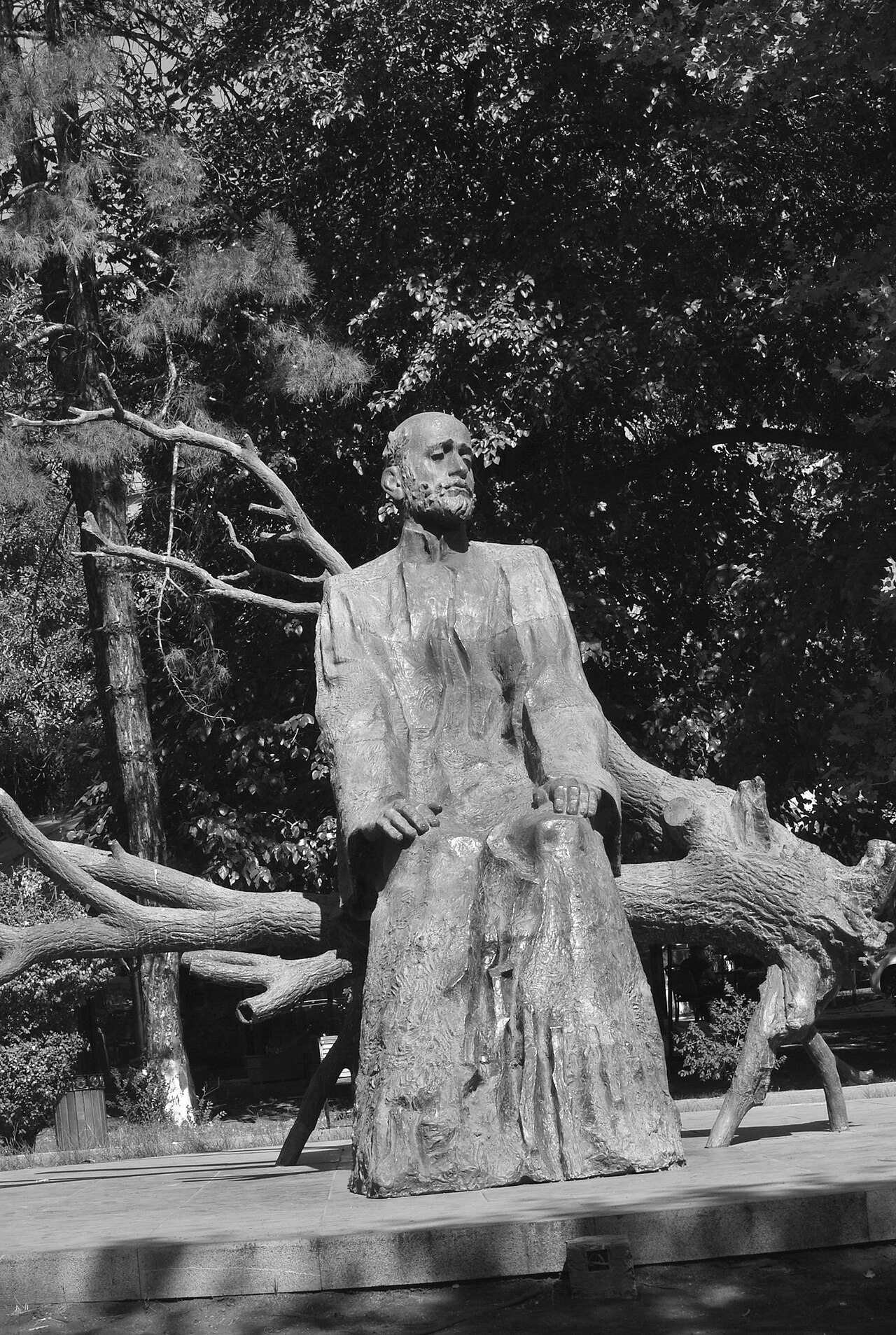A photograph of Komitas Monument