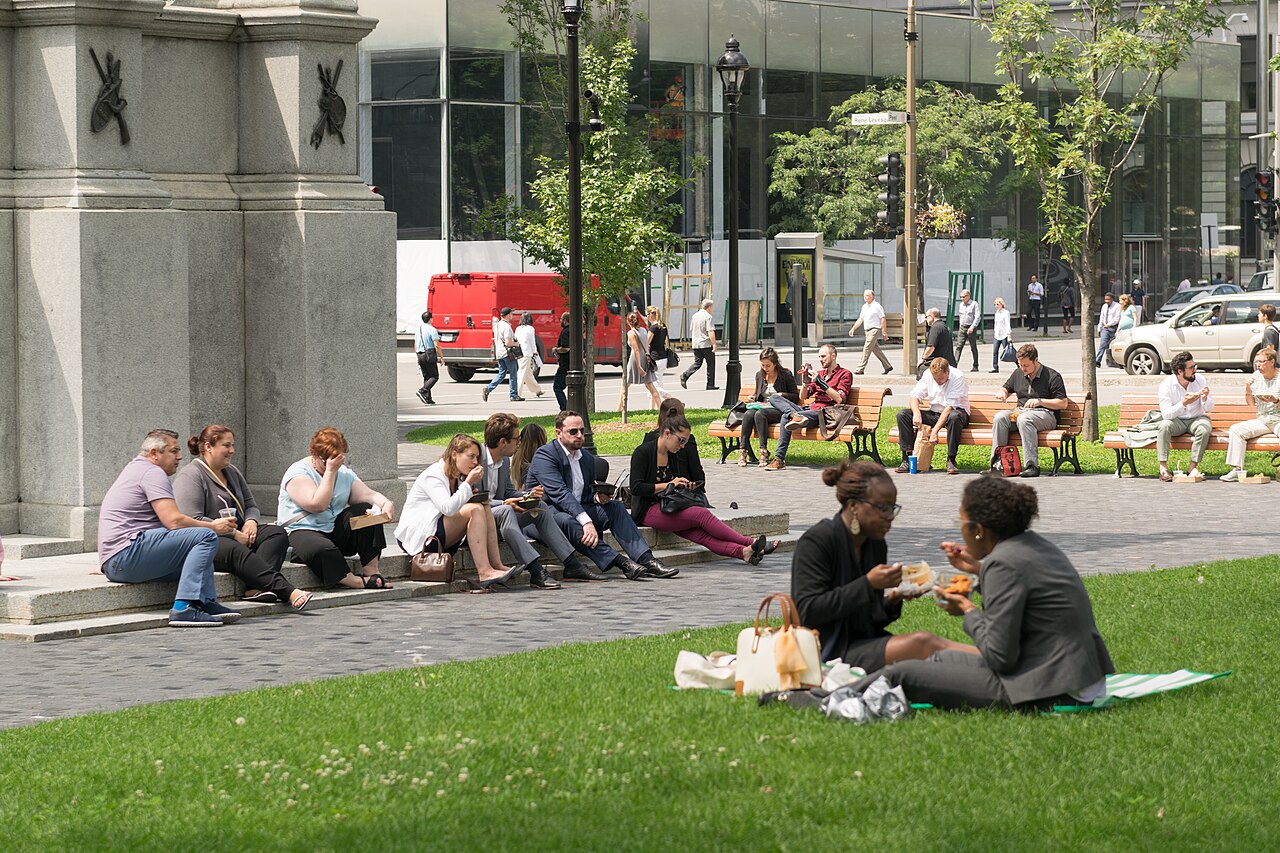 A photograph of Place du Canada