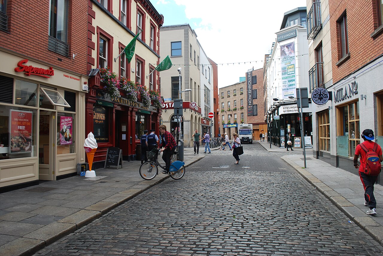 Una fotografía de Temple Bar