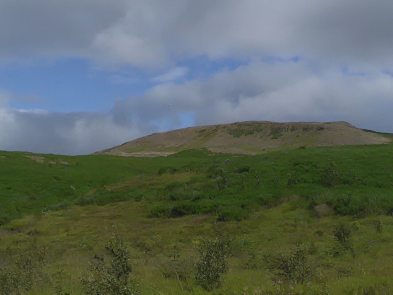 A photograph of Úlfarsfell