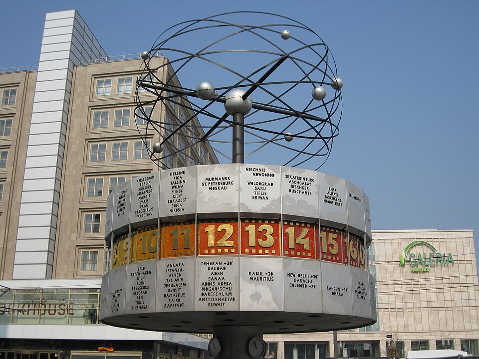 A photograph of World Clock