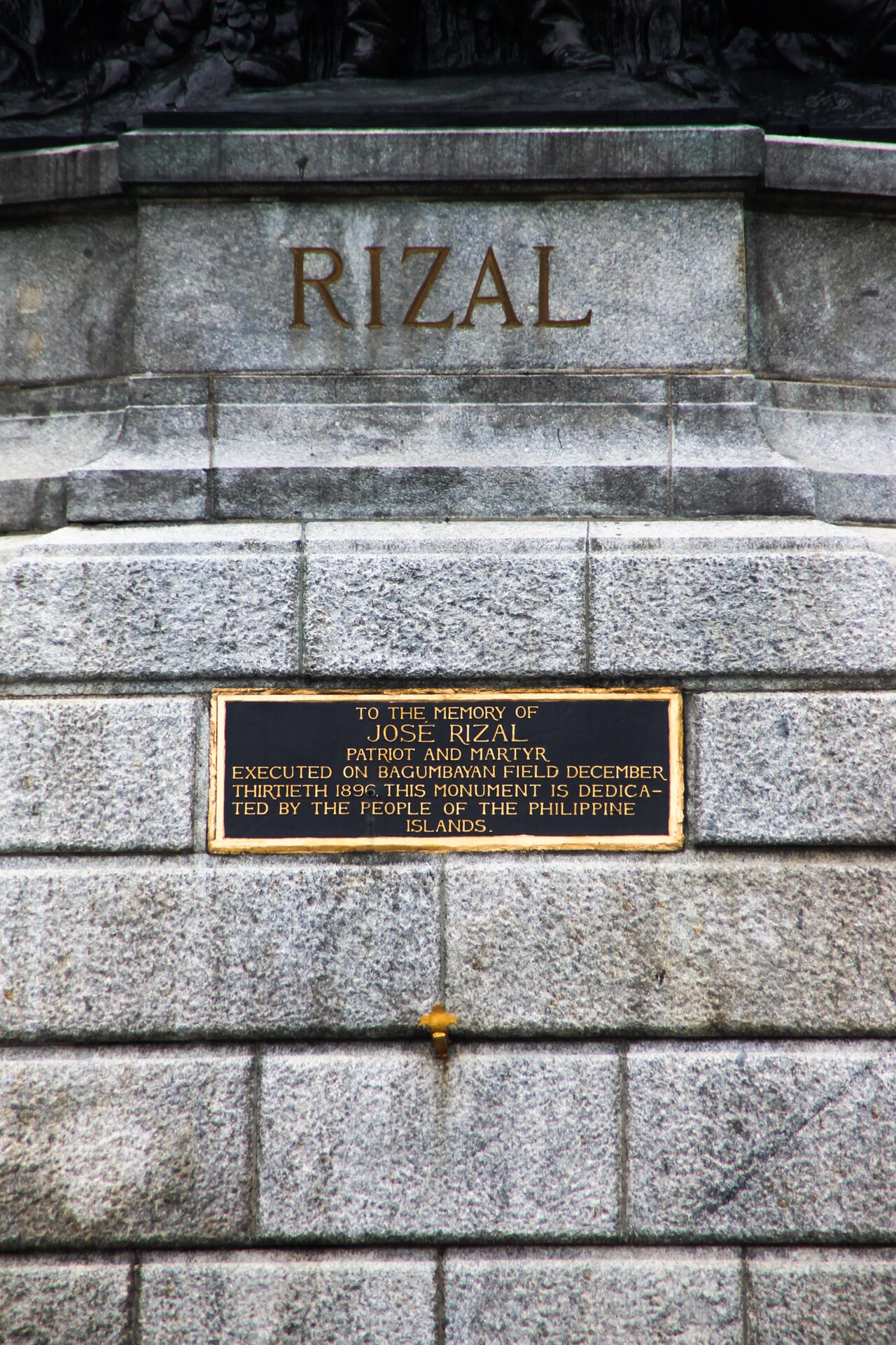 Ein Foto von Rizal Monument