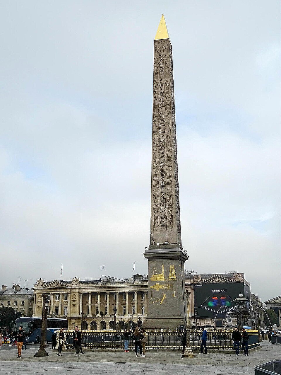 A photograph of Luxor Obelisk
