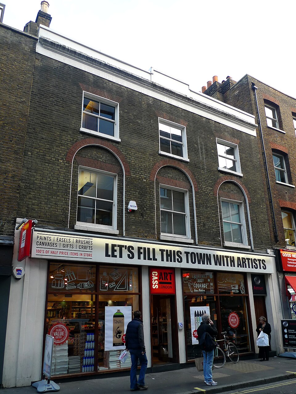 A photograph of Berwick Street