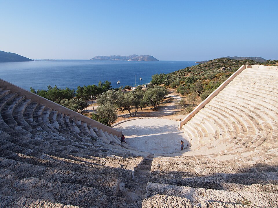 A photograph of Greek Theatre of Antiphellos