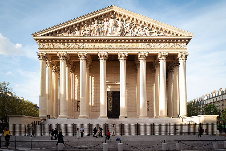 A photograph of La Madeleine
