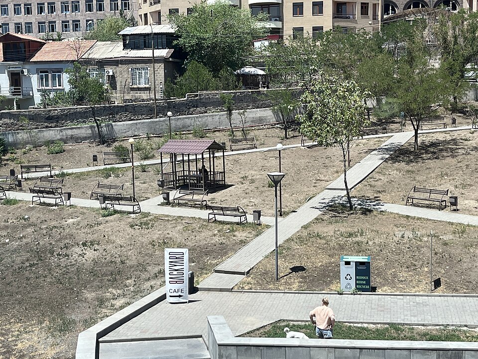 A photograph of Üçgen Park