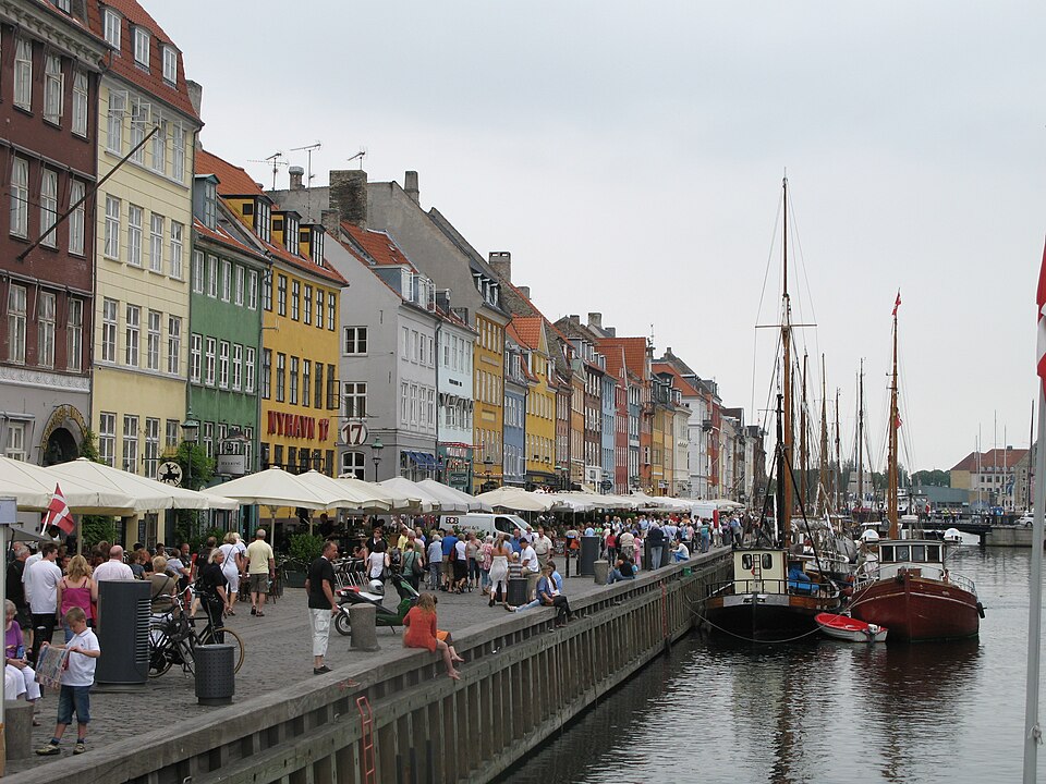 A photograph of Nyhavn