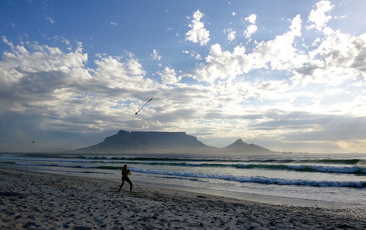 Uma fotografia de Table Mountain
