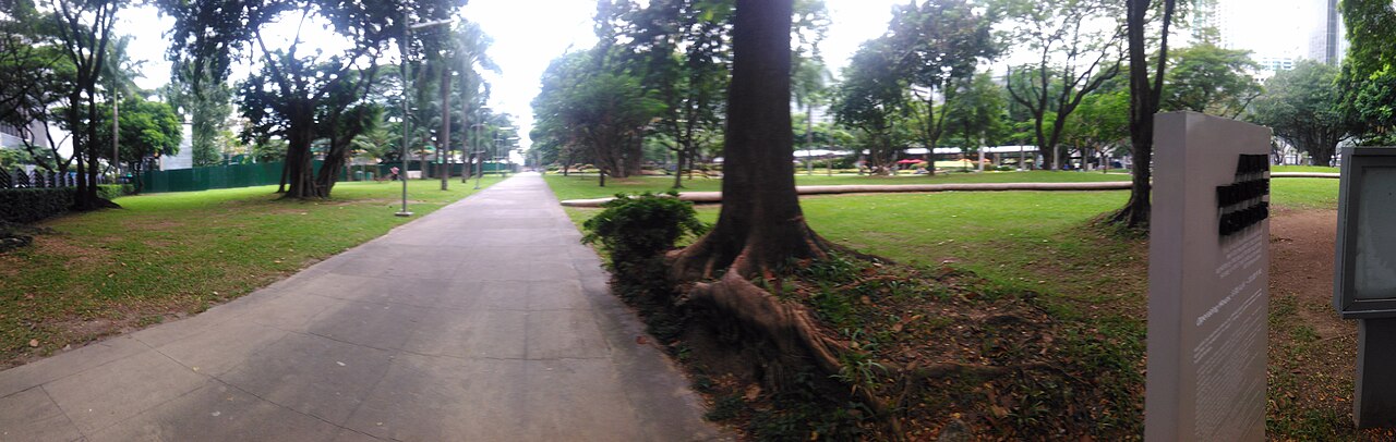 A photograph of Ayala Triangle Gardens