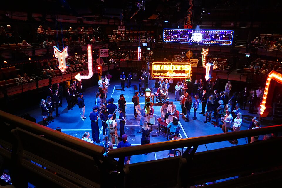 A photograph of Bridge Theatre