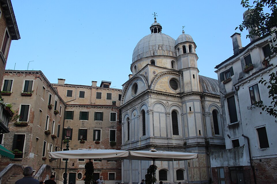 A photograph of Santa Maria dei Miracoli