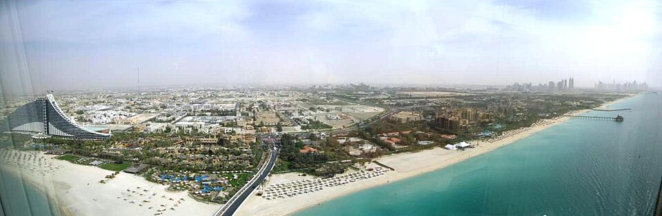 A photograph of Jumeirah Beach