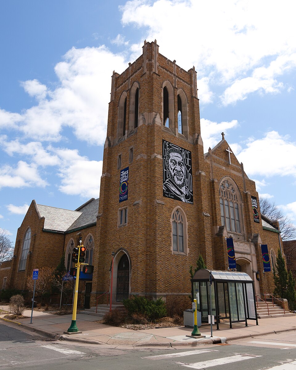 A photograph of Calvary Lutheran Church